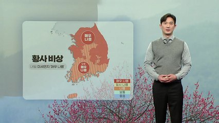 [날씨] 내일 미세먼지 '매우 나쁨'...흙비 가능성도 / YTN