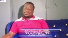 Interview : Bolba Koutoua Christopher. PDG de SAT2GEO ET PDG DE BKC ACADEMIE
