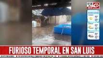 Tremendo temporal causo destrozos en San Luis