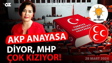 AKP anayasa diyor, MHP çok kızıyor!