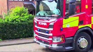 Crews tackle van fire in Peterborough street