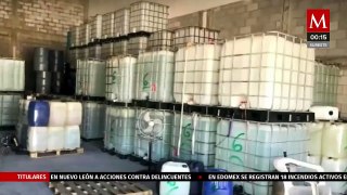 Autoridades decomisan 100 toneladas de precursores químicos en Sinaloa