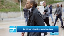 Dani Alves, célébration après la victoire