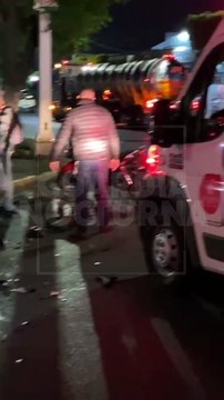#Preliminar Tras ser impactados por una camioneta en el cruce de las avenidas Río Nilo y Mercedes Celis, dos motociclistas terminaron en una sala de urgencias #GuardiaNocturna
