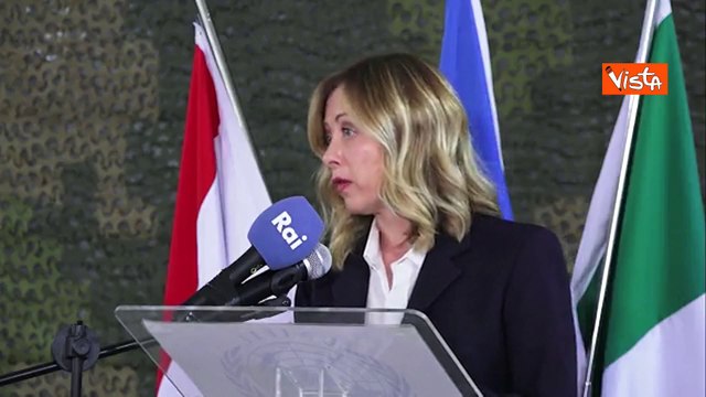 Meloni: Pace non si costruisce con buoni sentimenti e le belle parole