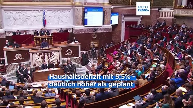 Staatsverschuldung von 5,5 % - Frankreichs Regierung steht unter Druck: Sparen oder Steuern?