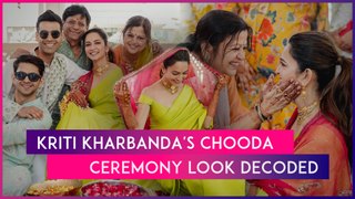 Kriti Kharbanda Wears Her Nani's Gold Jewellery And Mom's Red Dupatta For Chooda Ceremony