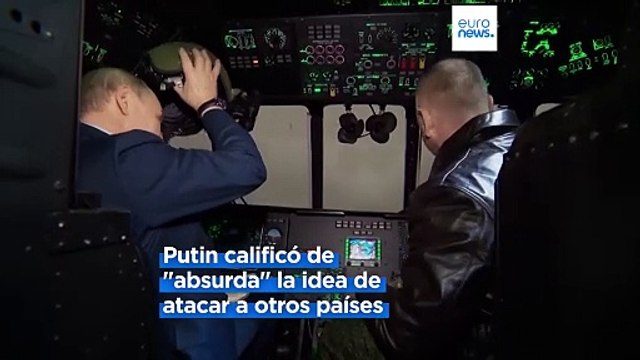 Putin: No tengo intención de atacar a los países de la OTAN, pero derribaremos sus F-16