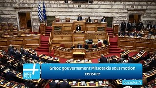 Grèce: gouvernement Mitsotakis sous motion censure