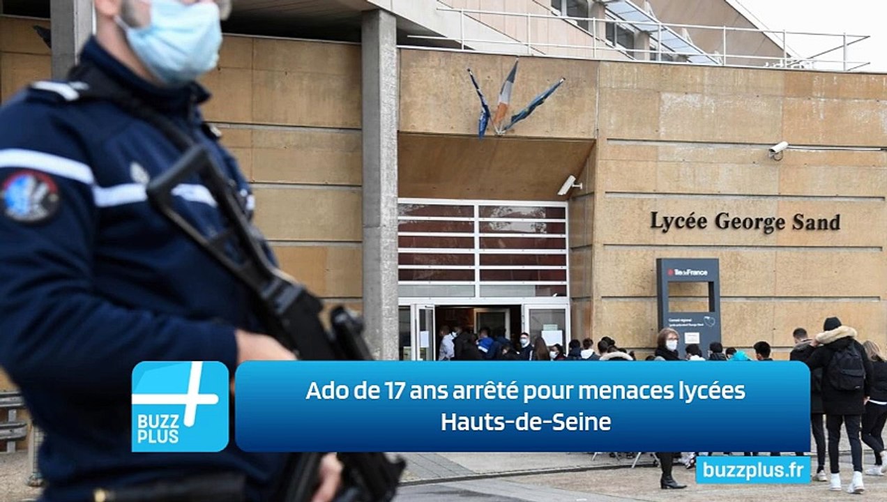 Ado de 17 ans arrêté pour menaces lycées Hauts-de-Seine