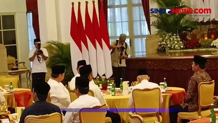 Buka Puasa Bersama Para Menteri di Istana, Jokowi Duduk Semeja dengan Prabowo