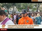 Caracas | Funcionarios de seguridad custodiaron la procesión del Nazareno en La Candelaria