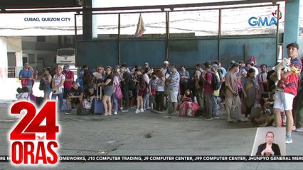 Mahigit 100 pasaherong pa-Batangas, humabol sa pag-uwi; mga pasaherong pa-norte, iilan na lang / dagsa ng mga pasahero sa PITX, malaki na ang ibinawas kompara kahapon / NAIA Terminals 1, 2 at 4, normal at iilan lang ang mga pasaherong... | 24 Oras