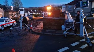 Lockerbie disaster TV dram filming on quiet Edinburgh street