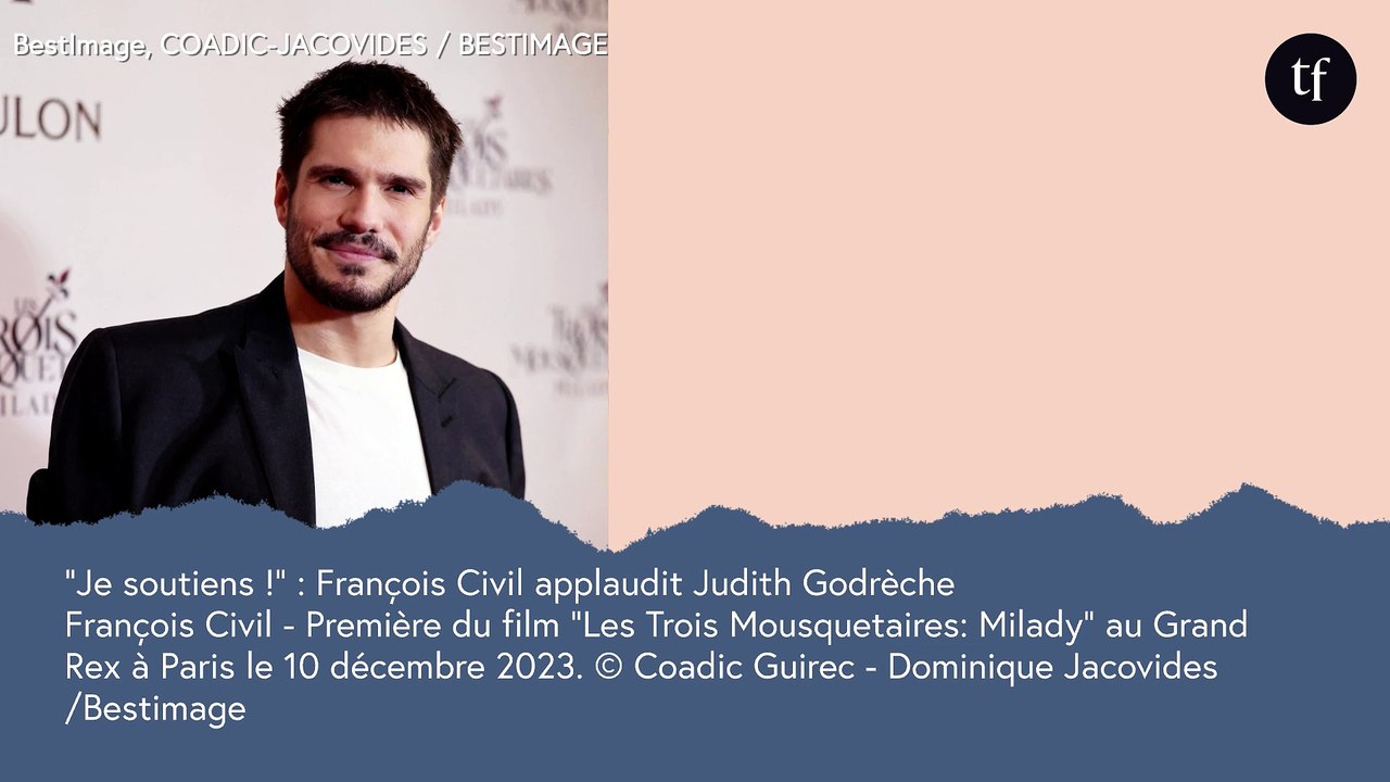 "Je soutiens !" : François Civil applaudit Judith Godrèche et Anouk Grinberg