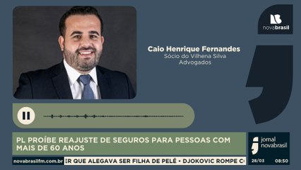 PL PROÍBE REAJUSTE DE SEGUROS PARA PESSOAS COM MAIS DE 60 ANOS