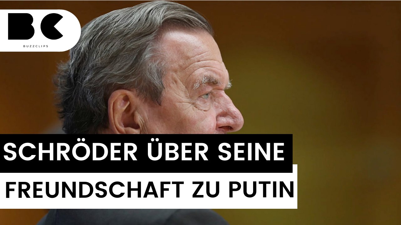 Schröder will 'positive Momente' mit Putin nicht vergessen