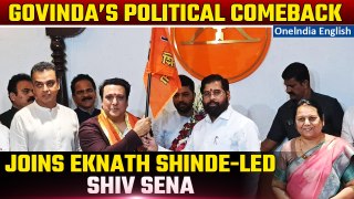 LS Polls 2024: Govinda joins Eknath Shinde Sena, may contest from Mumbai North-West | Oneindia News