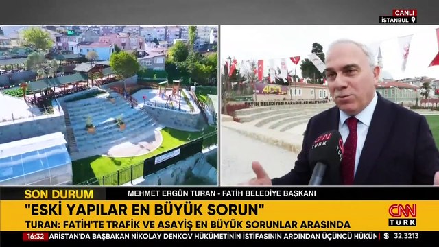 Fatih Belediye Başkanı Mehmet Ergün Turan CNN TÜRK'te