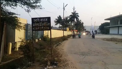 Despite the ban, heavy vehicles enter during the day