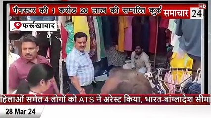 Farrukhabad: गैंगस्टर की एक करोड़ 20 लाख की संपत्ति कुर्क