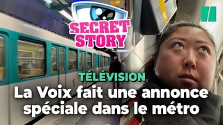 La Voix de « Secret Story » s’est invitée dans les transports parisiens avec une annonce qui va ravire les fans