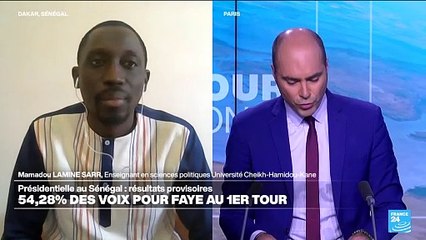 Скачать видео: Bassirou Diomaye Faye élu avec 5',28% des voix au Sénégal : 