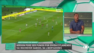 Gabigol na Libertadores e Gerson punido; Renata Fan e Denílson atualizam bastidores do Fla