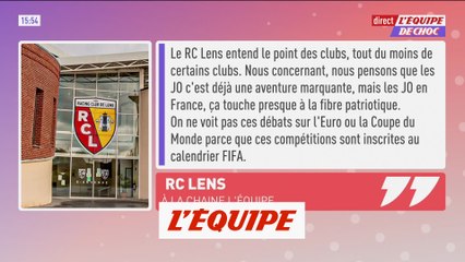 Bertrand Latour : « Le RC Lens va libérer ses joueurs qui disputeront les JO » - Foot - JO