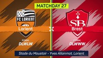 Brest inch past Lorient to go second