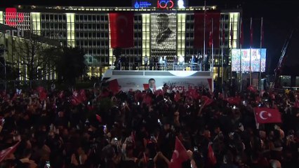 İmamoğlu Saraçhane'de tüm destekçilerine teşekkür etti