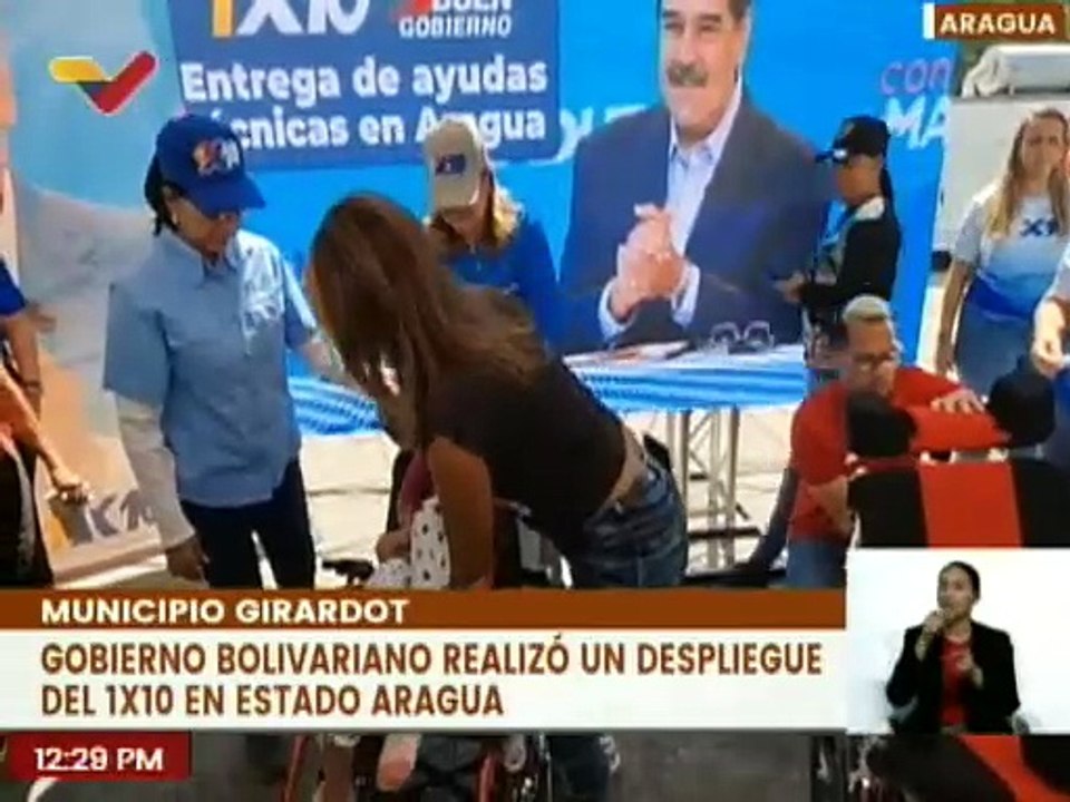 Aragua | Habitantes del mcpio. Girardot recibieron ayudas técnicas a través del 1x10