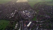 Aerials of HMP Lewes, after suspected food poisoning