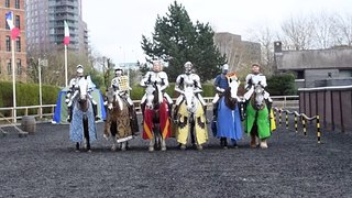 Royal Armouries Joust preparations ahead of the Easter Weekend event