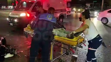 Aparatoso percance en la confluencia de Mercedes Celis y Río Nilo