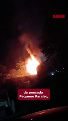 Incêndio atinge pousada em Penha