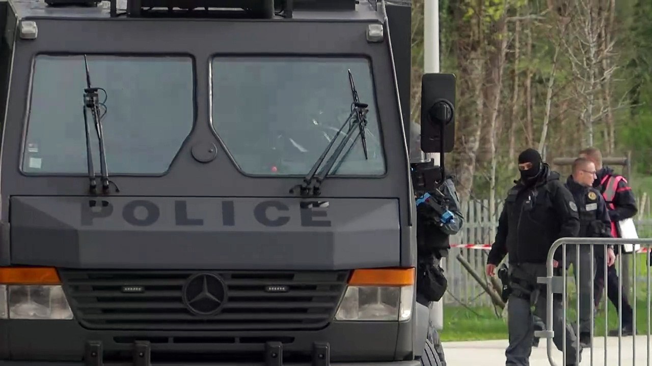 France's security forces run attack response drill