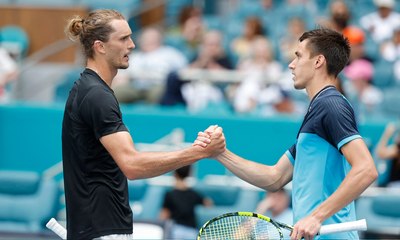 زفيريف يعبر إلى نصف نهائي بطولة ميامي