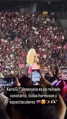 Karol G quedó impresionada con la belleza de las venezolanas.