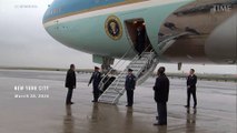 President Joe Biden Arrives in New York With his Former Boss By His Side For a Fundraiser