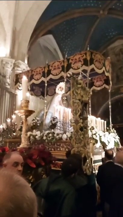 El Amparo se queda en la Catedral por la lluvia