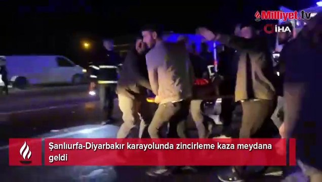 Şanlıurfa'da feci kaza! Zincirleme kazada ölü ve yaralılar var