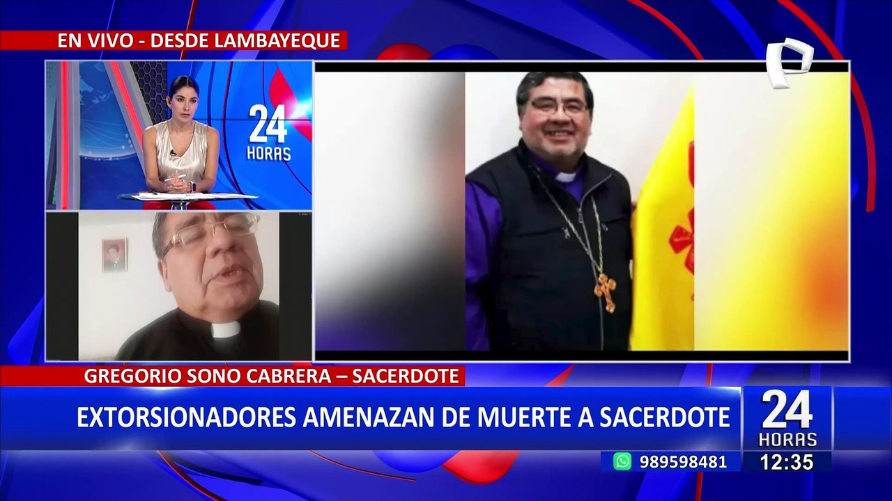 Párroco de Ferreñafe exige garantías tras amenazas de extorsionadores: "Así como yo, hay otros que también son amenazados”