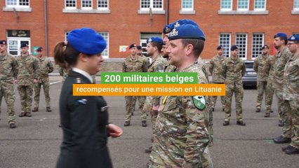 200 militaires décorés après une mission en Lituanie