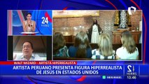 Artista peruano presenta figura hiperrealista de Jesús en Estados Unidos