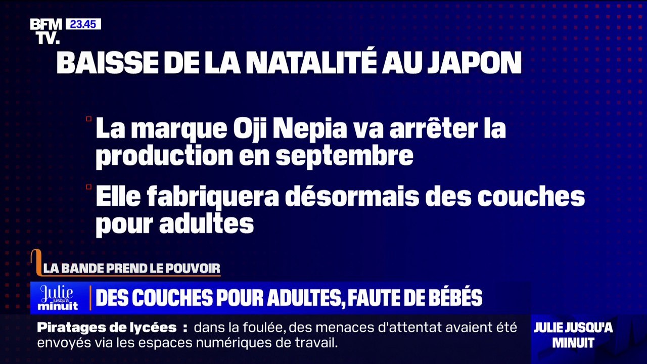 LA BANDE PREND LE POUVOIR - Des couches pour adultes, faute de bébés