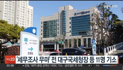 '세무조사 무마' 전 대구국세청장 등 조세사범 11명 기소