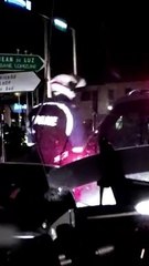 Un jeune ivre tente de semer la police