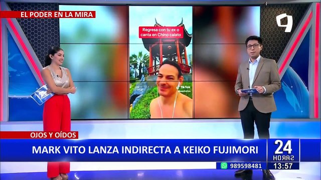 Mark Vito manda indirecta a Keiko Fujimori con trend en TikTok