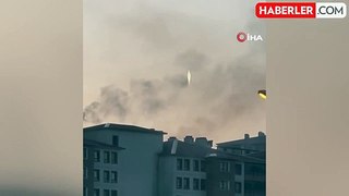 Yüksekova'da gökyüzünde ilginç cisim görüntülendi